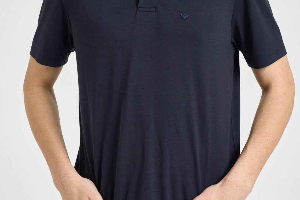 Polo uomo piquet blu EM004526 AF13721UB118 EMPORIO ARMANI 