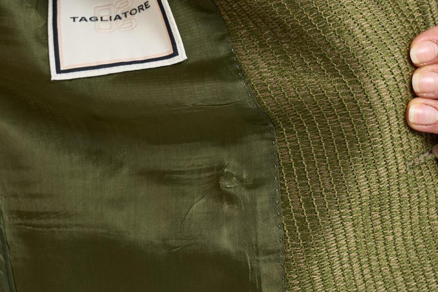 Giacca donna doppiopetto verde bosco JPARIGI10BSV 340311EV804 TAGLIATORE 