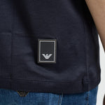 T-shirt uomo girocollo blu EM005491 AF24839UB118 EMPORIO ARMANI 