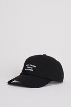 Cappellino uomo nero con ricamo CP151 CO138BL DROLE DE MONSIEUR 
