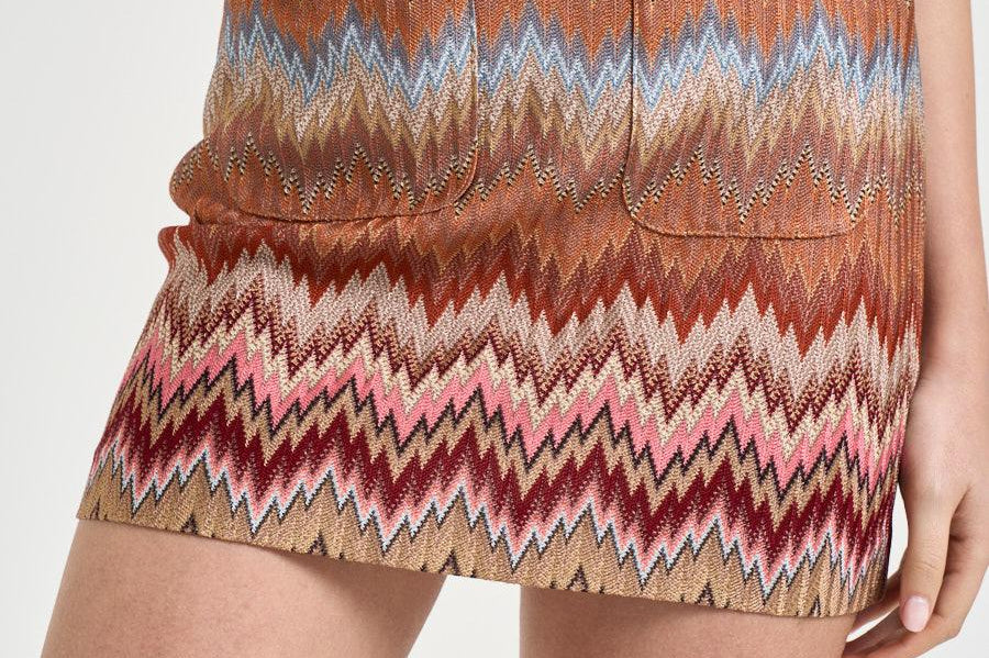 Gonna donna in maglia multicolor DS26SH0Z BR014TSM9Y1 MISSONI 