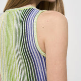 Top donna girocollo a righe DS25SK0U BK042DSM9N9 MISSONI 