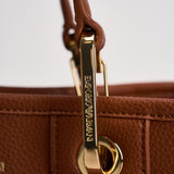 Borsa a mano donna in pelle marrone EW000361 AF12036M6030 EMPORIO ARMANI 