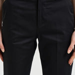 Pantalone donna con risvolto nero ALICE LONG CRSILKNERO BERWICH 
