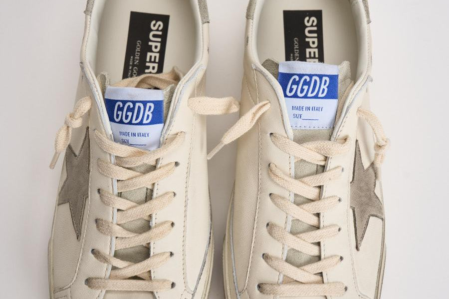 Sneakers uomo Super-Star grigie GMF00102 F00535911166 GOLDEN GOOSE 