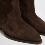 Stivali donna in suede testa di moro BO0002FA A1A03S50CL ISABEL MARANT 