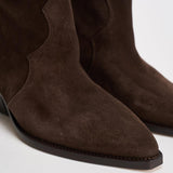 Stivali donna in suede testa di moro BO0002FA A1A03S50CL ISABEL MARANT 