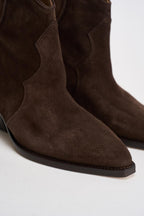 Stivali donna in suede testa di moro BO0002FA A1A03S50CL ISABEL MARANT 