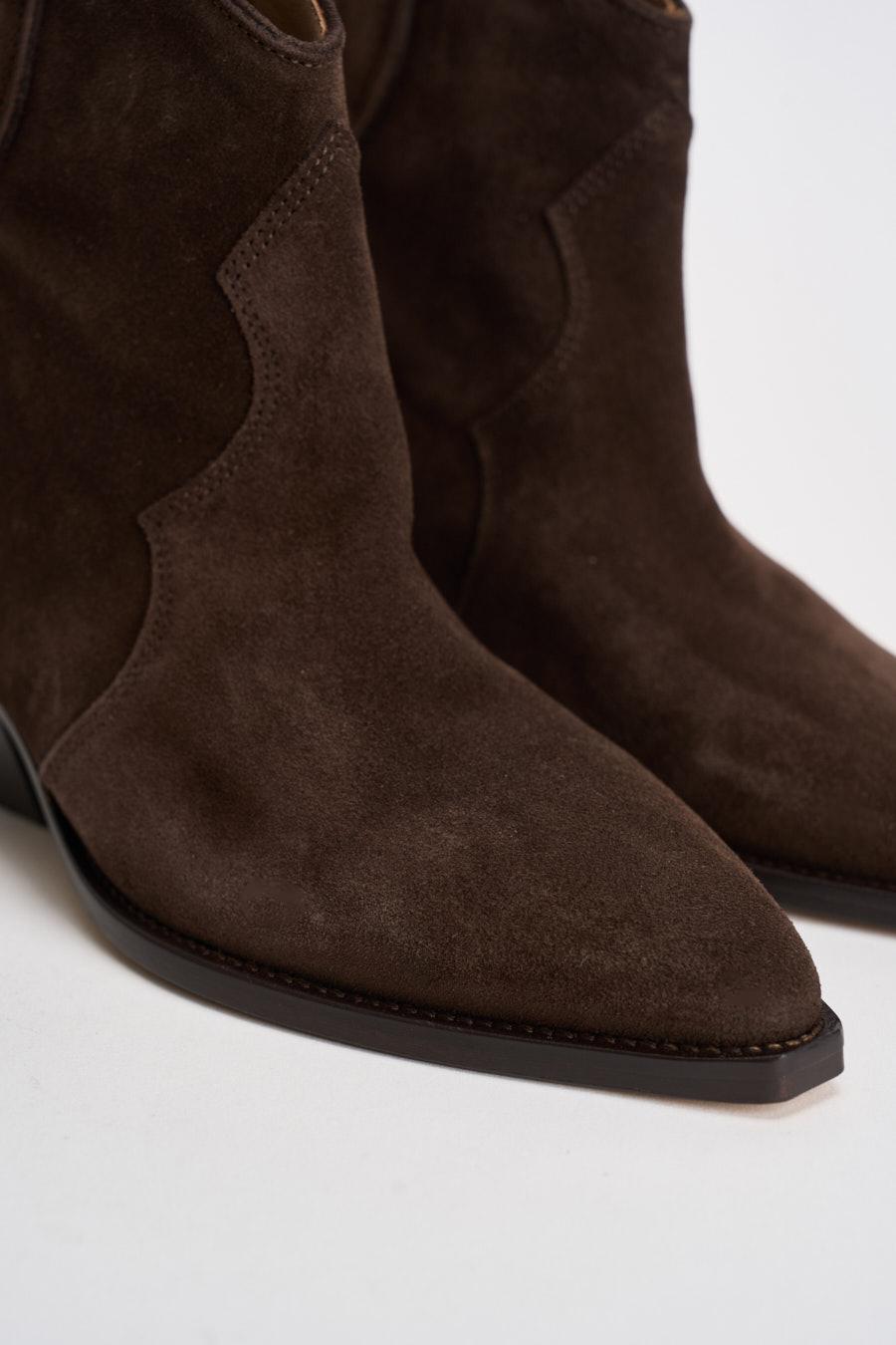 Stivali donna in suede testa di moro BO0002FA A1A03S50CL ISABEL MARANT 