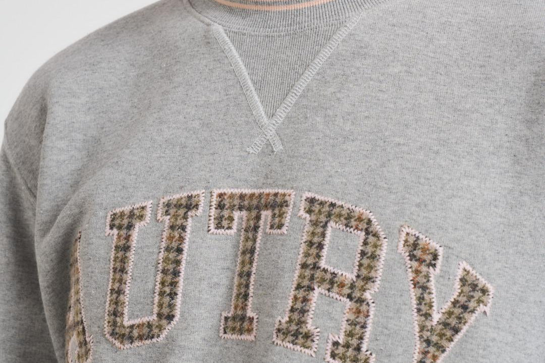 Felpa uomo College grigia SWPM U4HX AUTRY 