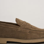 Mocassini uomo in suede marrone 3442 VISONECACAO DOUCAL'S 