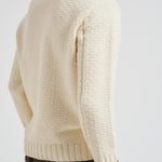 Maglia uomo Cotton Chenille panna 5100019 S00N5V0093 STONE ISLAND 