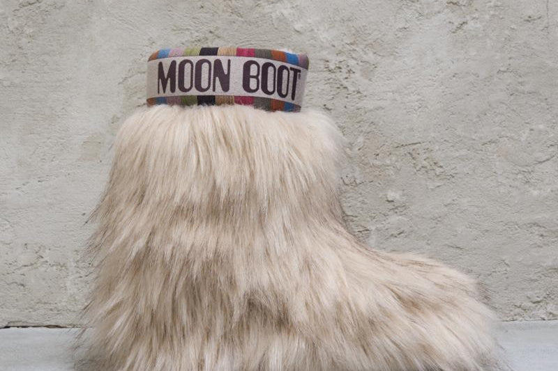 Stivale donna "Icon Yeti" beige 1409600 BEIGE MOON BOOT 