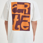 T-shirt uomo con stampa bianca 143T 100 ARTE ANTWERP 