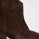 Stivali donna in suede testa di moro BO0002FA A1A03S50CL ISABEL MARANT 