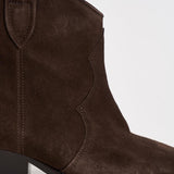 Stivali donna in suede testa di moro BO0002FA A1A03S50CL ISABEL MARANT 