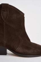 Stivali donna in suede testa di moro BO0002FA A1A03S50CL ISABEL MARANT 