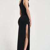 Abito donna lungo nero AM43B 110 ELISABETTA FRANCHI 