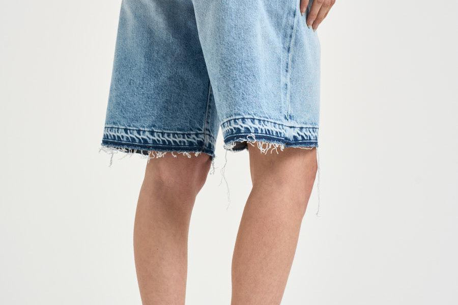 Bermuda donna Lulu in denim chiaro LULU 8819SKYBLUE ICON DENIM 