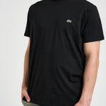 T-shirt uomo girocollo nero TH6709 031 LACOSTE 