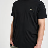T-shirt uomo girocollo nero TH6709 031 LACOSTE 