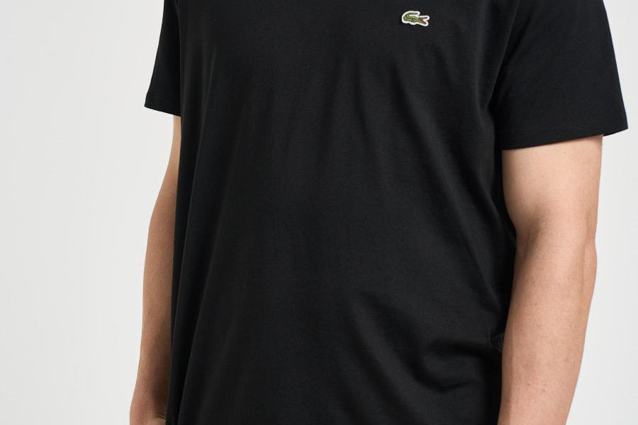T-shirt uomo girocollo nero TH6709 031 LACOSTE 