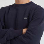 Felpa uomo girocollo blu SWPM A1JB AUTRY 