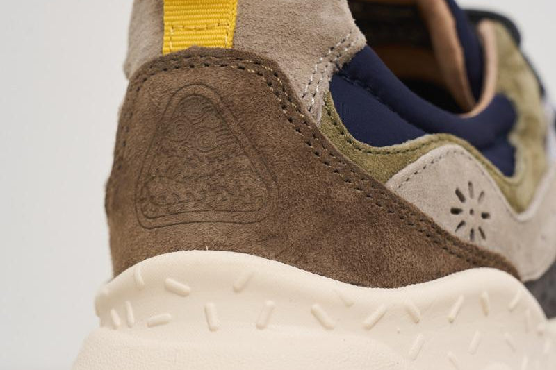 Sneakers uomo Yamano 3 marrone 3B06 GREYBLUE FLOWER MOUNTAIN 