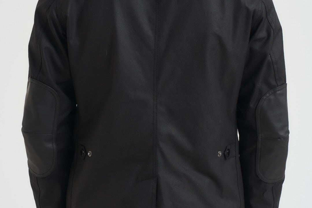 Gicca uomo in cotone cerato Ogston nero MWX0700 BK11 BARBOUR 