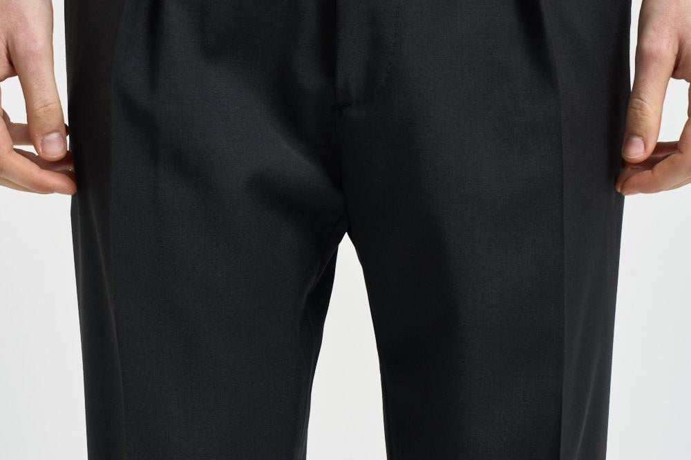 Pantalone uomo chino nero CHIAIA PO1383XBLACK BERWICH 