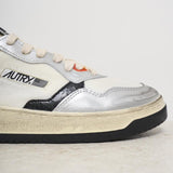 Sneakers uomo Medalist Super Vintage bianca, nera e argento AVLM MS13 AUTRY 