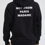 Felpa uomo con cappuccio nera HO162 CO127BL DROLE DE MONSIEUR 