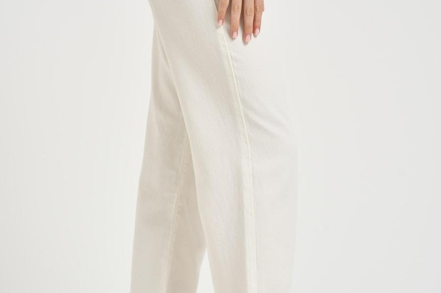 Jeans donna gamba dritta crema JILL 8800WHITE ICON DENIM 