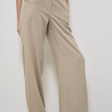 Pantalone donna sabbia wide-leg D231087 PANTY25003 P.a.r.o.s.h. 