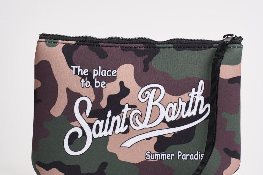 Pochette donna Aline camouflage verde militare ALINE 03147L MC2 SAINT BARTH 
