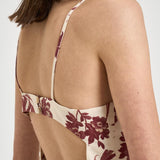 Top donna stampa floreale panna S6SS51 FLW65 SEMICOUTURE 