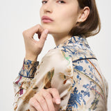 Camicia donna in seta Aloe fantasia 10642 514714 PIERRE-LOUIS MASCIA 