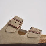 Sandalo uomo Arizona in suede tortora 951303U TAUPE BIRKENSTOCK 
