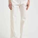 Jeans donna in denim bianco BONNIEBULL44 OFFWHITE HAIKURE 