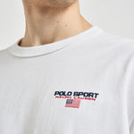 T-shirt uomo girocollo bianca 710B14766 003 RALPH LAUREN 
