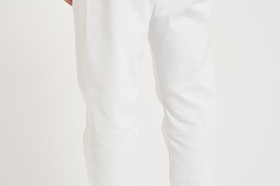 Jeans uomo tapered crop in denim bianco MUSSO UP518001 DEPARTMENT FIVE 