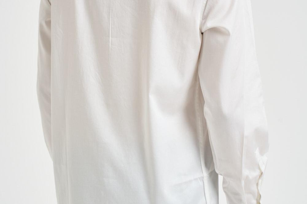 Camicia uomo in popeline bianca EM005123 AF23800U0002 EMPORIO ARMANI 