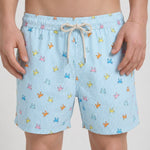 Costume uomo Granchi a righe azzurro PINCHYMULTISTRIPES 30 MC2 SAINT BARTH 