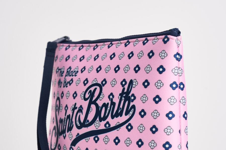 Pochette donna Aline fantasia floreale rosa ALINE 00166L MC2 SAINT BARTH 