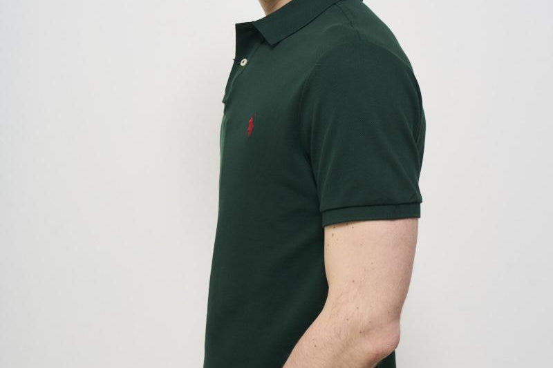 Polo uomo verde 710795080 018 RALPH LAUREN 