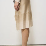 Gonna midi donna in seta Adastrgum beige 11827 514979 PIERRE-LOUIS MASCIA 