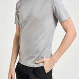 T-shirt uomo girocollo grigio chiaro SH000760 SILVER ACCADEMIE TESSILI 