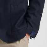 Giacca uomo monopetto blu scuro GL7297MF 293879B SANTANIELLO 