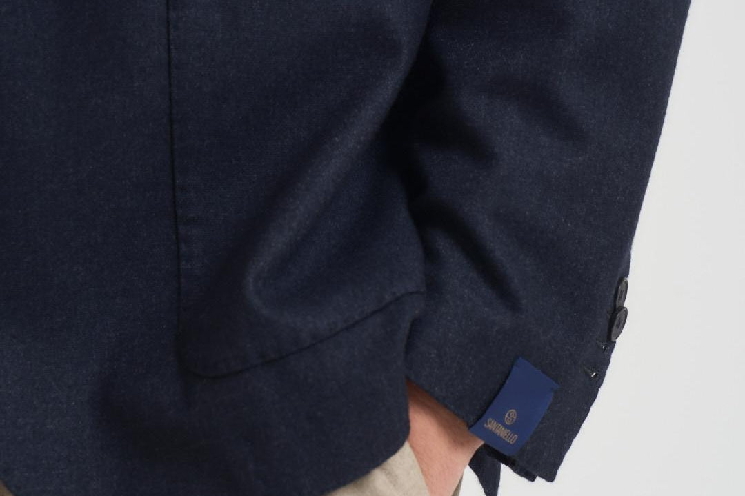 Giacca uomo monopetto blu scuro GL7297MF 293879B SANTANIELLO 