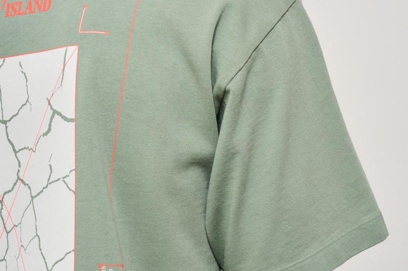 T-shirt uomo girocollo verde salvia 21002RC S0137V0055 STONE ISLAND 